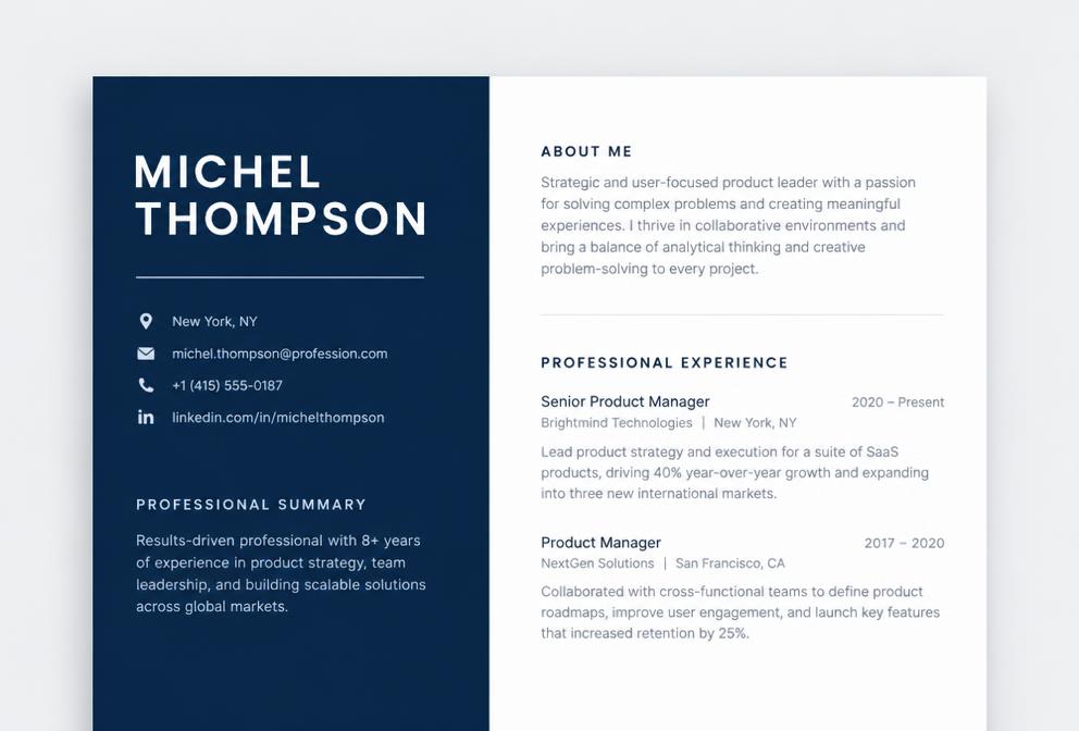 Resume example
